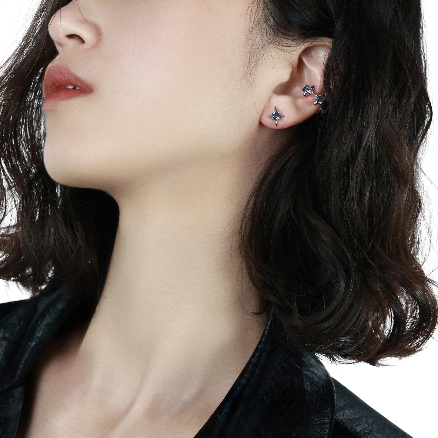 Blue Nova Stud Earrings