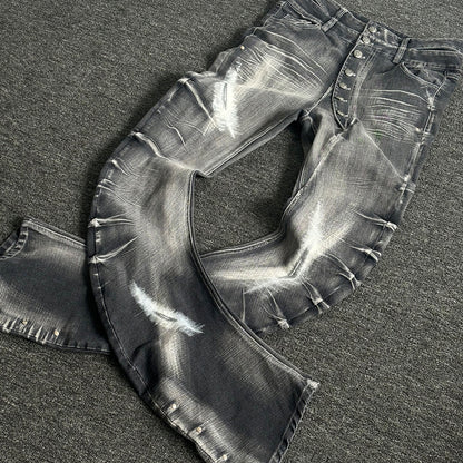 Washed Scimitar Stretch Denim