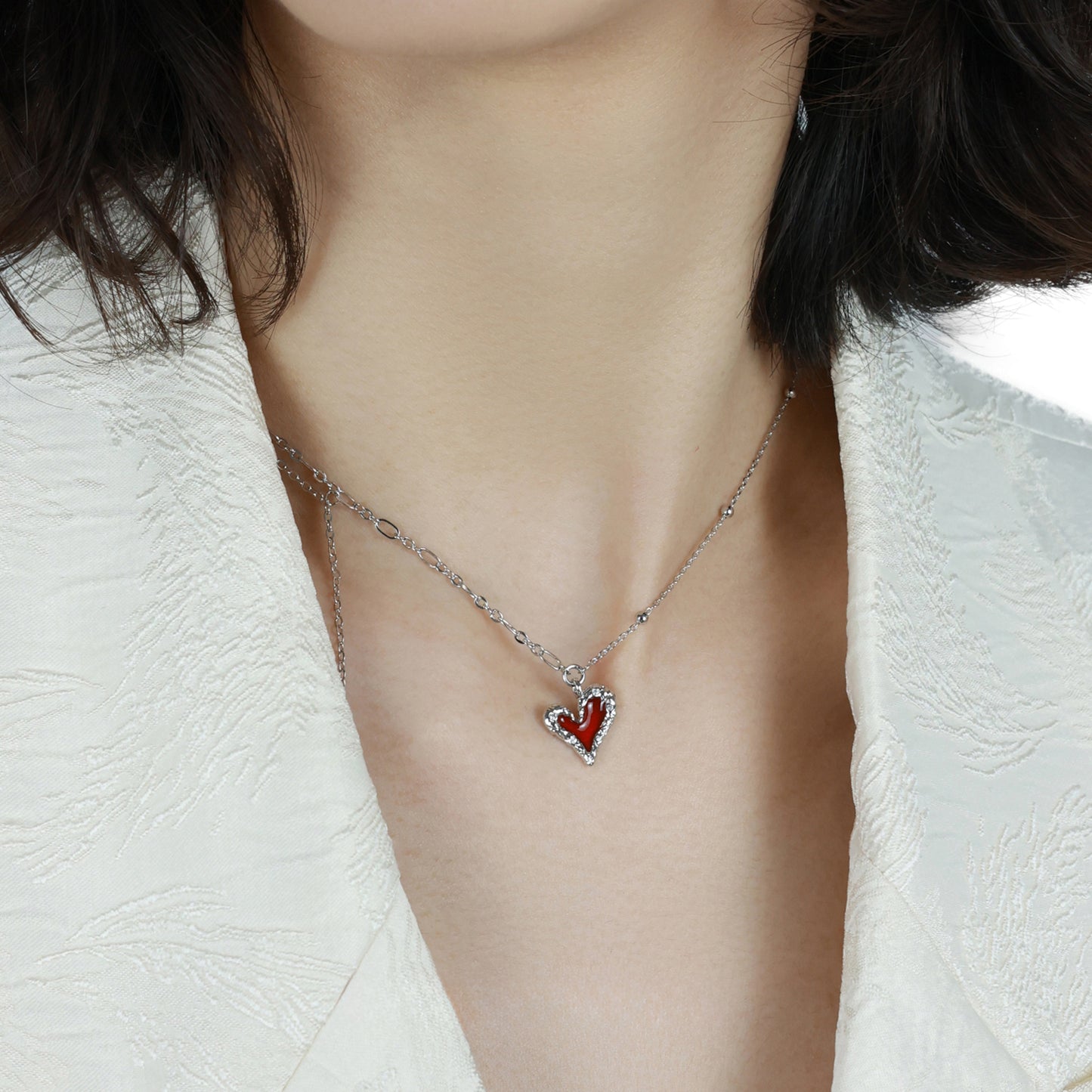 Crimson Heartbeat Necklace