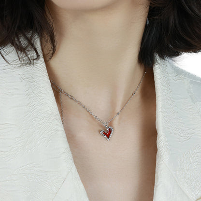 Crimson Heartbeat Necklace