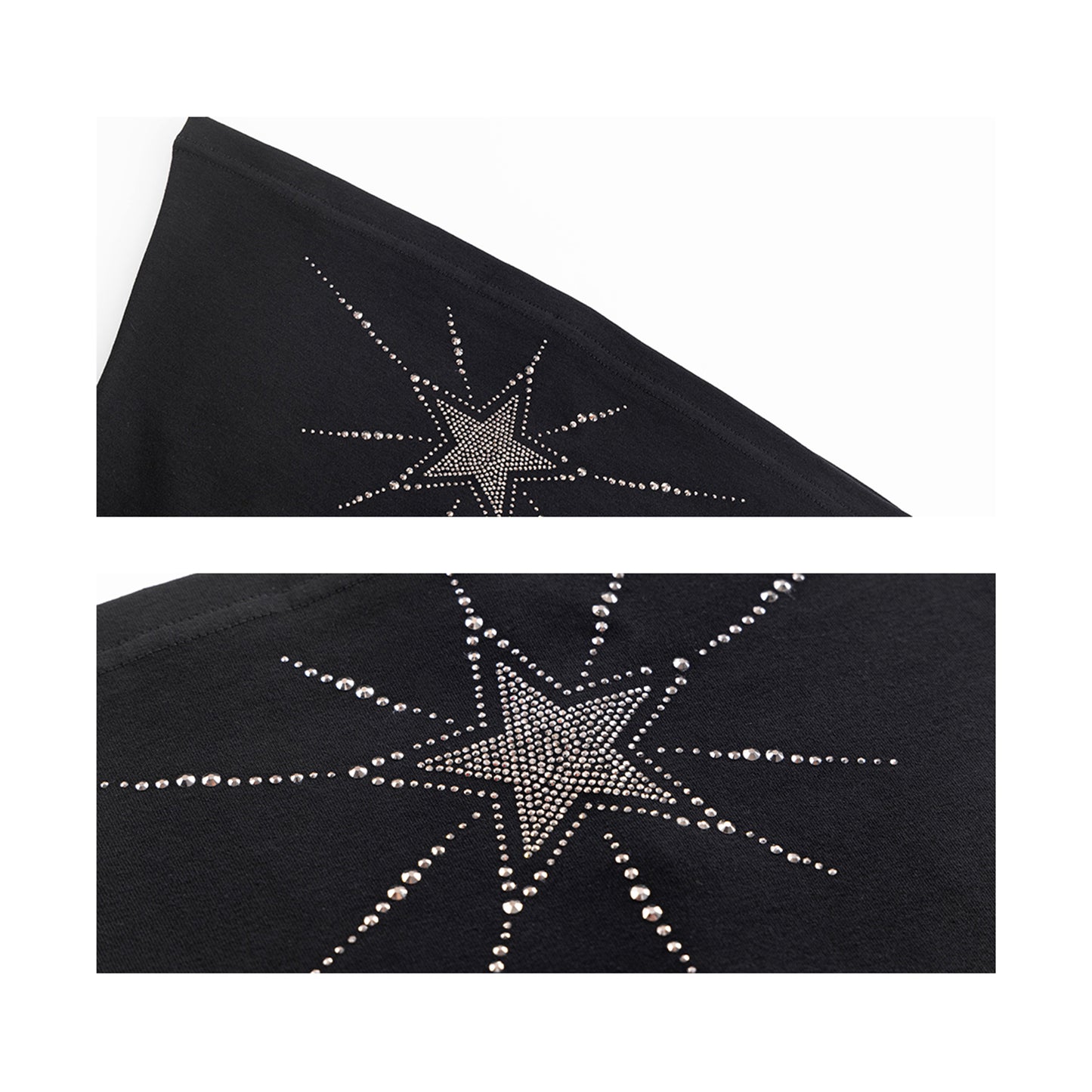 Rhinestone Star Bandeau Top