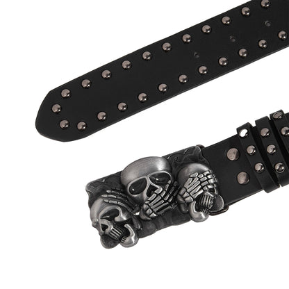 Skull Stud Belt