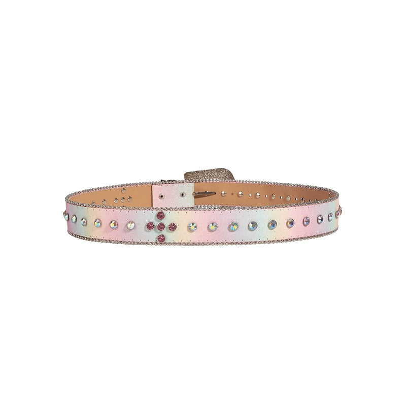 Colorful Rhinestone Western Belt
