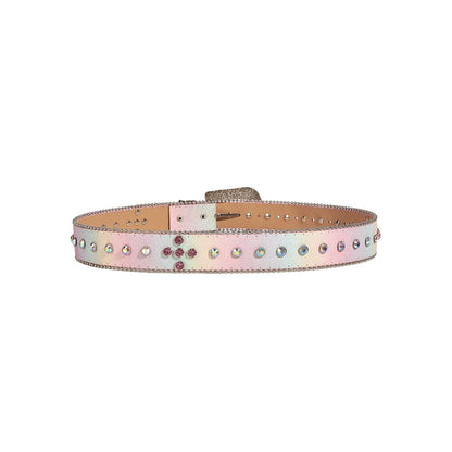 Colorful Rhinestone Western Belt