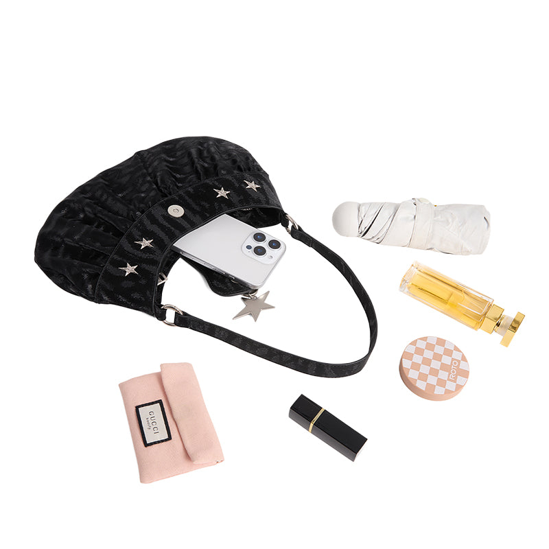 Starry Retro Crescent Bag