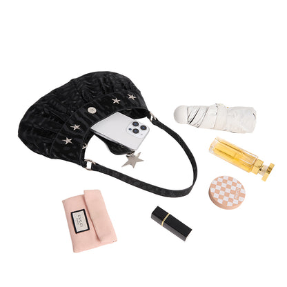 Starry Retro Crescent Bag