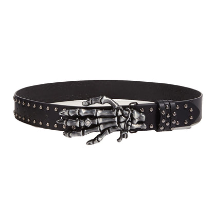 Skull Claw Stud Belt