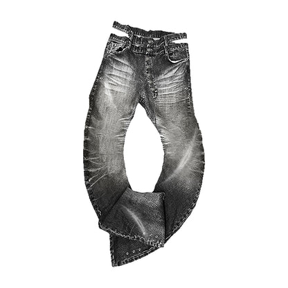 Washed Scimitar Stretch Denim