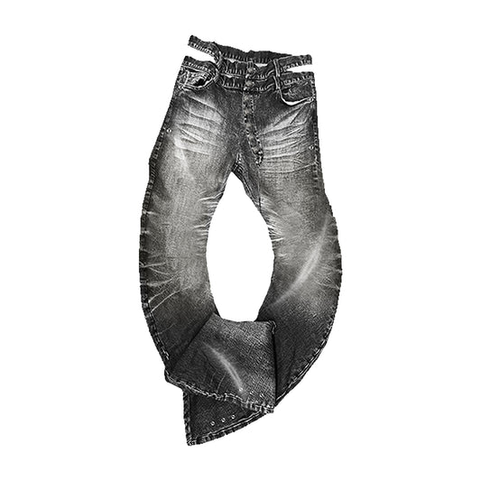 Washed Scimitar Stretch Denim