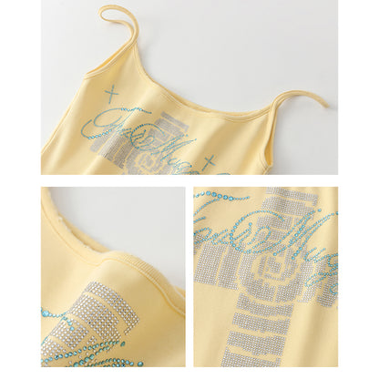 Y2K Rhinestone Camisole