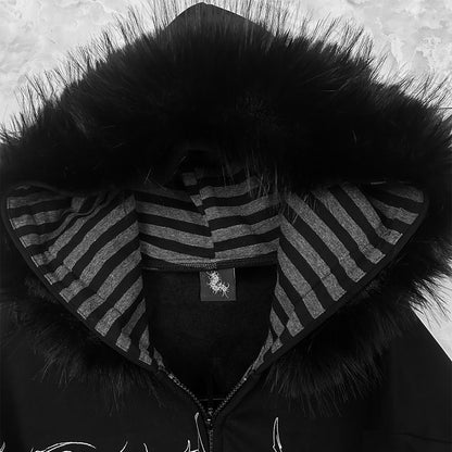 Blackthorn Fur Hoodie