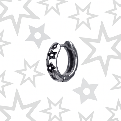 Star Hoop Earrings