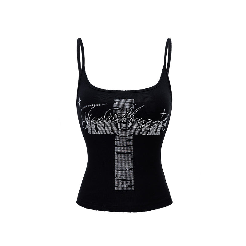 Y2K Rhinestone Camisole