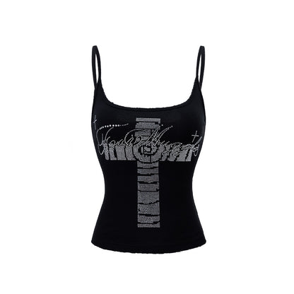 Y2K Rhinestone Camisole
