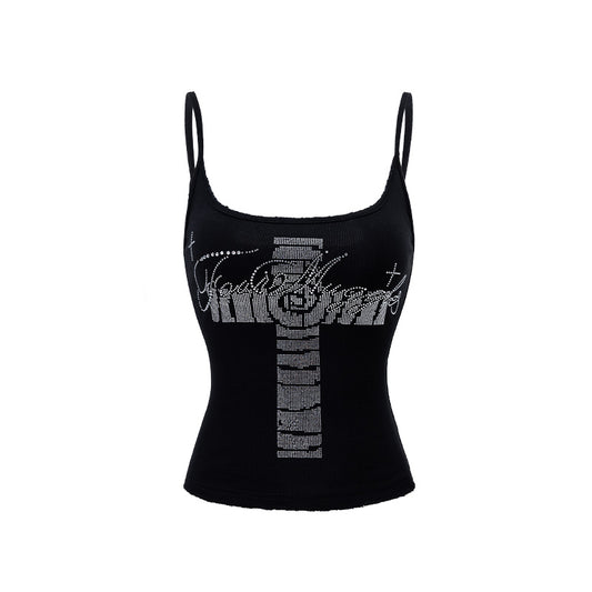 Y2K Rhinestone Camisole
