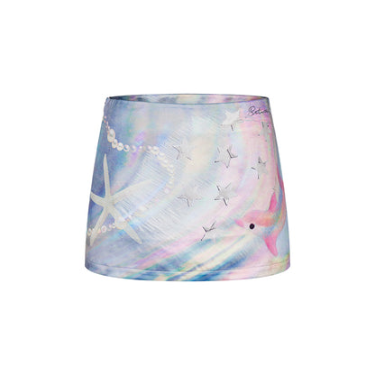 Dreamcore Ocean Mini Skirt
